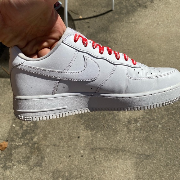 Nike AF 1 Supreme Size 10.5 Mens Pre Loved with Original Box - Picture 5 of 7